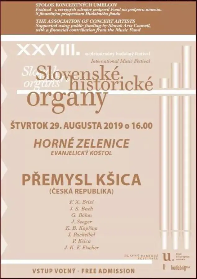 Koncert z cyklu Slovenské historické organy