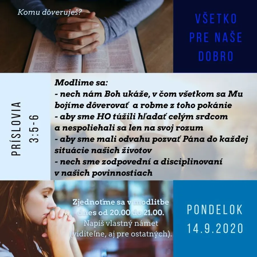 VŠETKO ROBÍ PRE NAŠE DOBRO