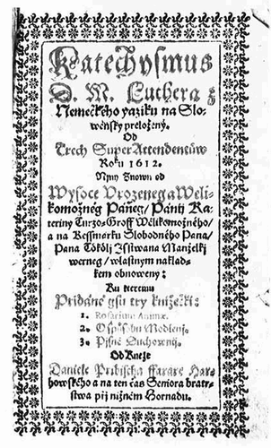 Lániho katechizmus štyristoročný 