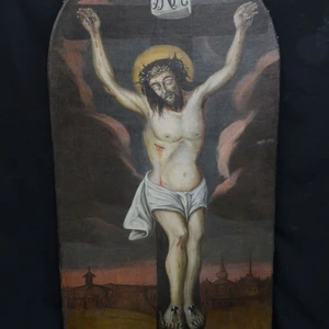 Koceľovce: oltárny obraz Ukrižovanie