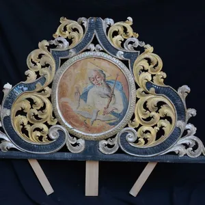 Koceľovce oltárny štítový nadstavec