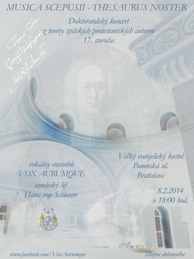 VOX AURUMQUE vo Veľkom kostole 8. 2.