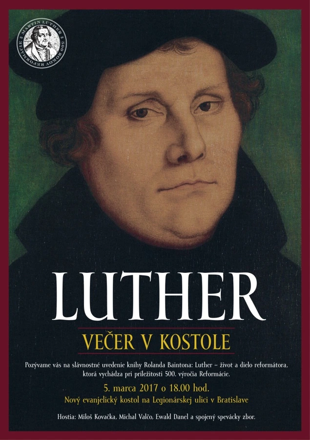 Uvedenie knihy o M. Lutherovi 5. 3.