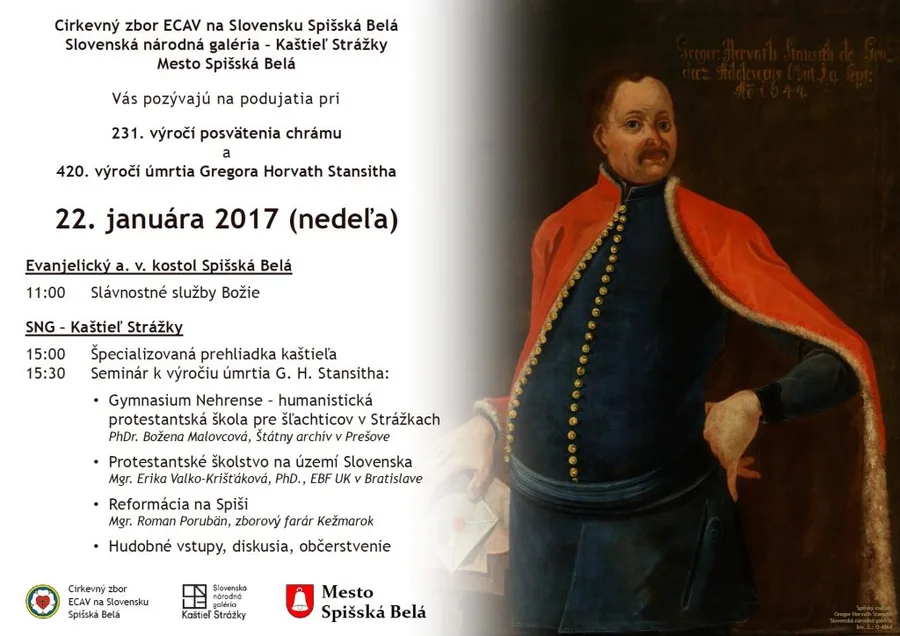 Pozvanie do Spišskej Belej 22. 1.
