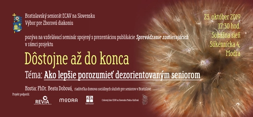Ako lepšie porozumieť dezorientovaným seniorom