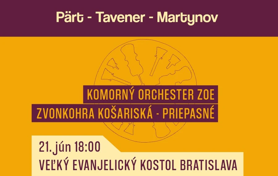 Zvonkohra Košariská - Priepasné a Komorný orchester ZOE Vás pozývajú na spoločný koncert
