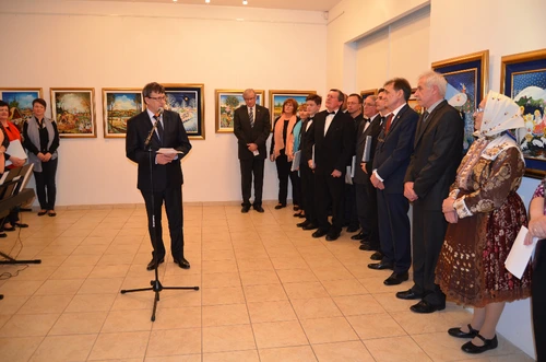 Výstava kovačickej insity v Senici