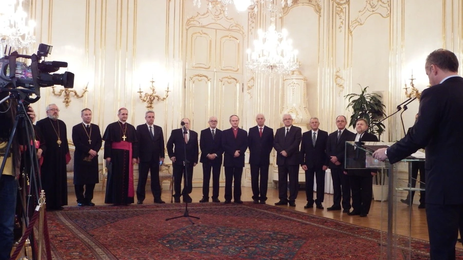 Novoročné stretnutie prezidenta SR s predstaviteľmi cirkví 