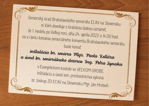 Inštalácia a úvod predsedníctva BAS