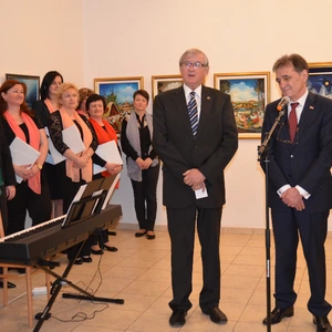 Výstava kovačickej insity v Senici