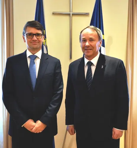 Návšteva  ministra kultúry na GBÚ