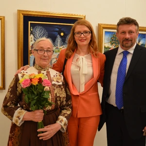 Výstava kovačickej insity v Senici