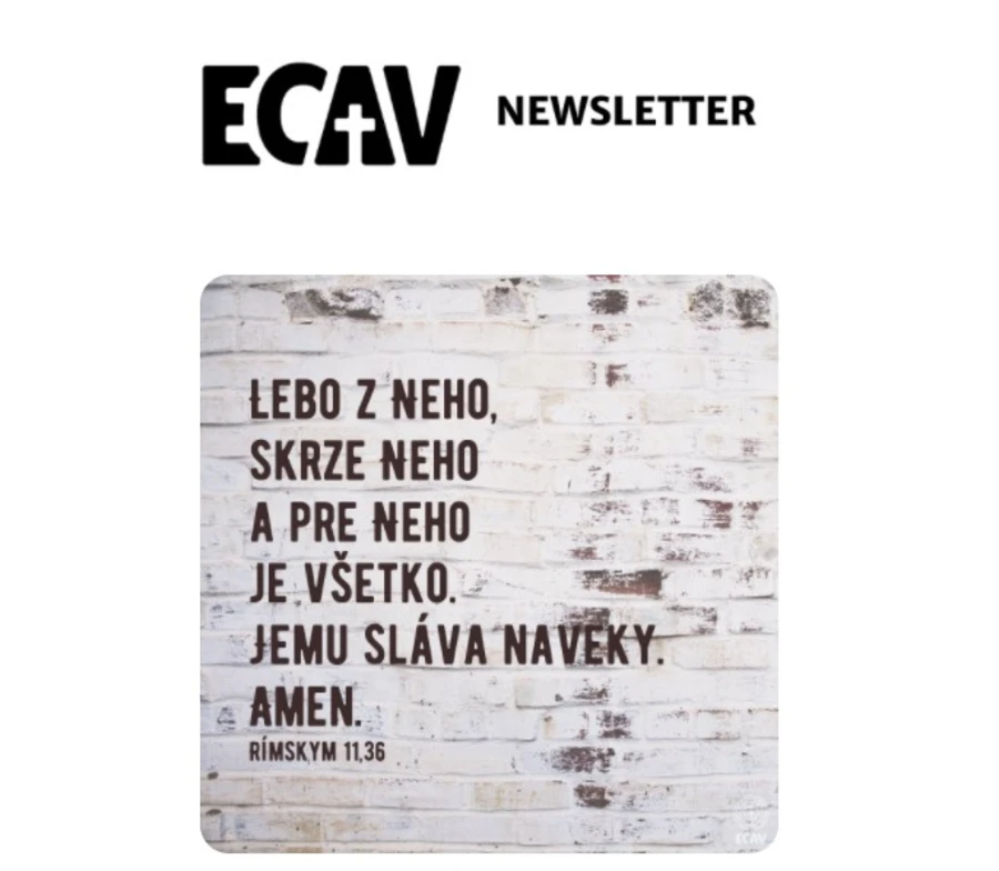 Newsletter o živote ECAV- 16.9.2021