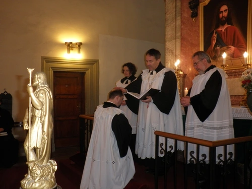 Einführung des Pfarrers Marián Čop in Prag