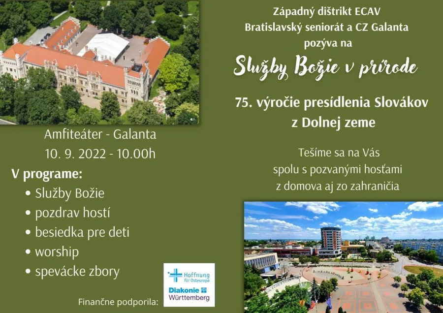 SLUŽBY BOŽIE V PRÍRODE II.