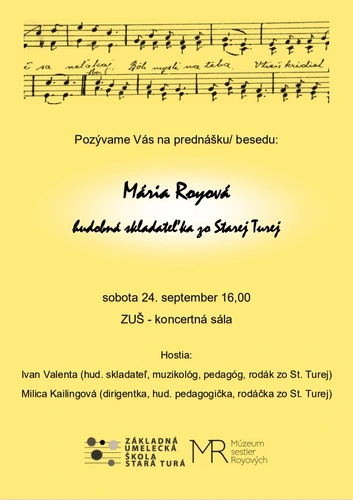 Prednáška o Márii Royovej