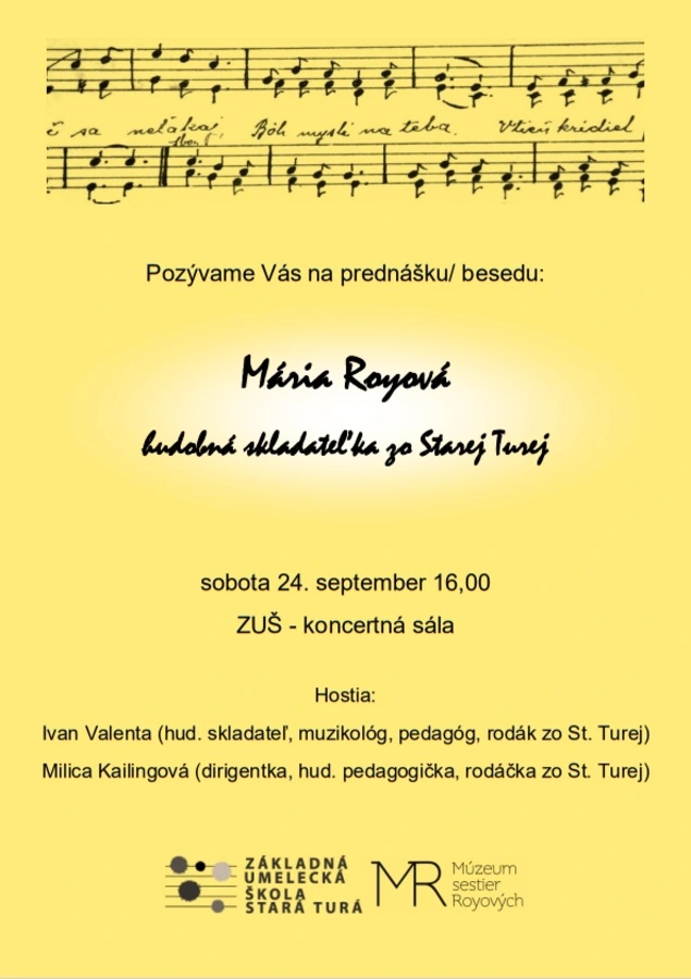 Prednáška o Márii Royovej