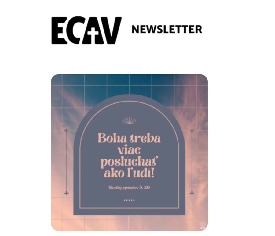 Nový newsletter pozýva k objavovaniu dôležitých momentov ECAV