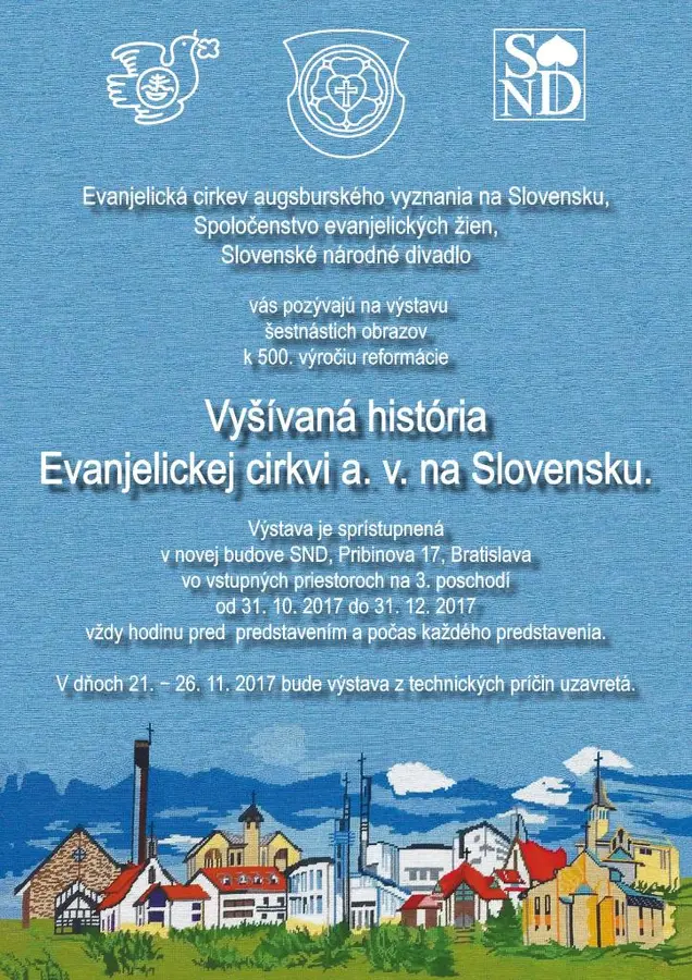 Vyšívaná história Evanjelickej cirkvi a. v. na Slovensku