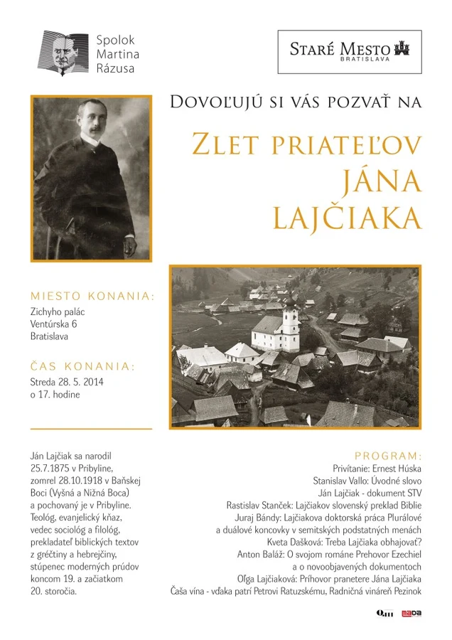 Zlet priateľov Jána Lajčiaka 28. 5.