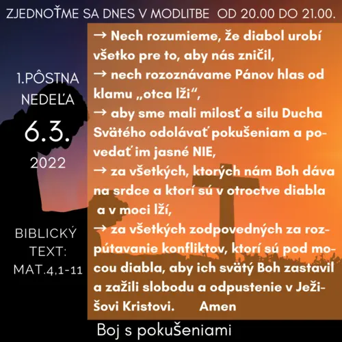 „Boj s pokušeniami“