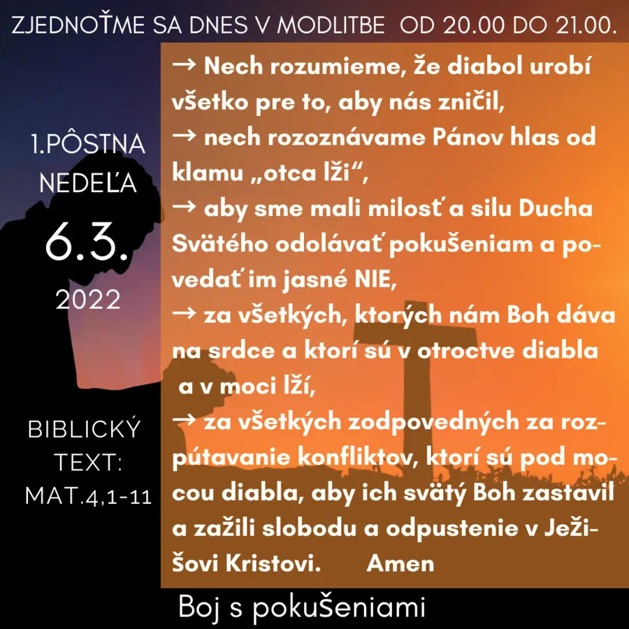 „Boj s pokušeniami“