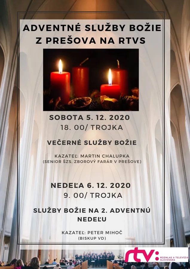 Sledujte priame prenosy z Prešova- 5. a 6.12.2020