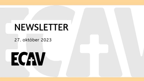 Newsletter ECAV, 27.10.2023