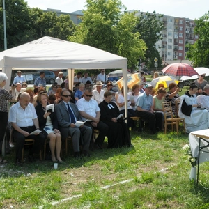 Posviacka základného kameňa  v Seredi