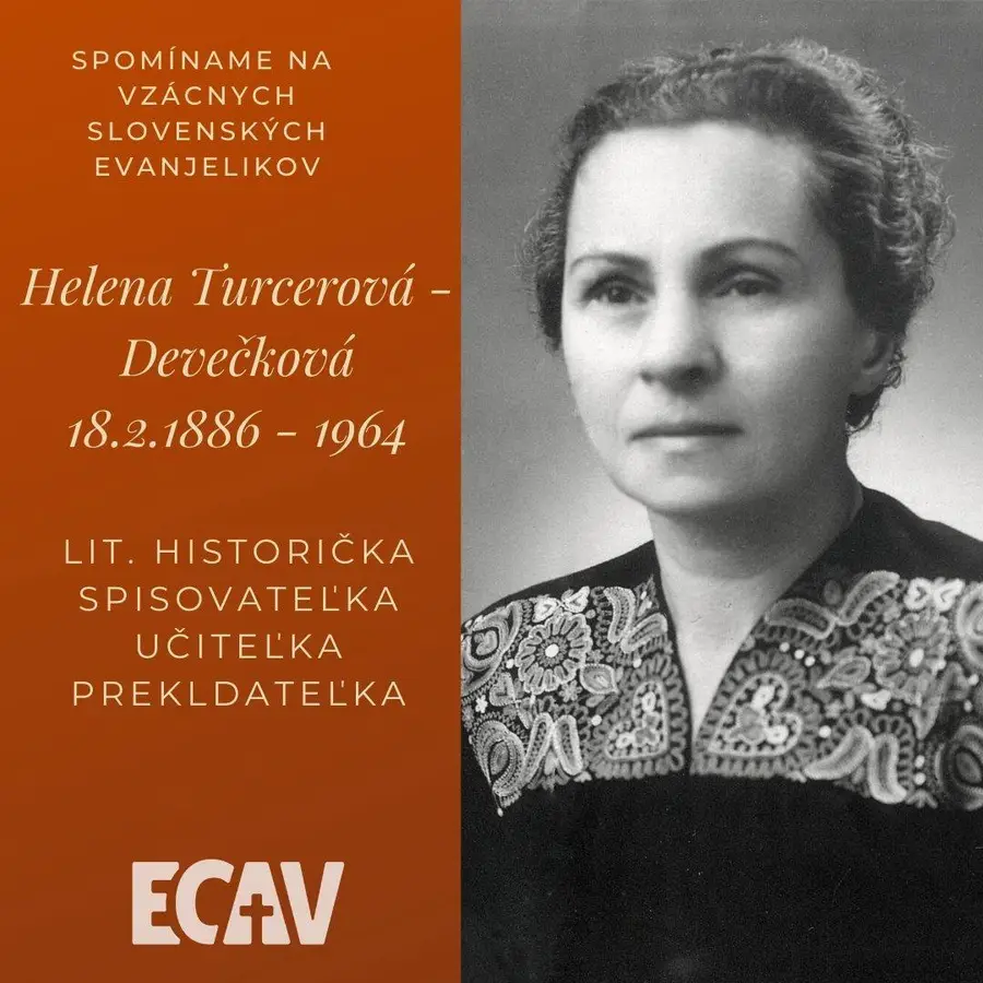 Spomíname na vzácnych evanjelikov: Helena Turcerová - Devečková