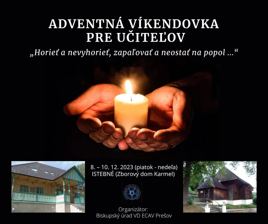 ADVENTNÁ VÍKENDOVKA PRE UČITEĽOV