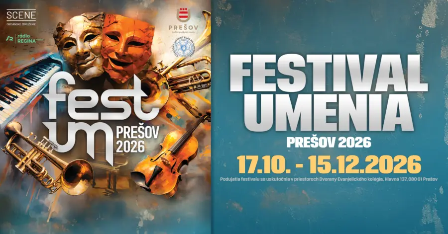 Festival umenia FESTUM 2026 vo Dvorane Evanjelického kolégia
