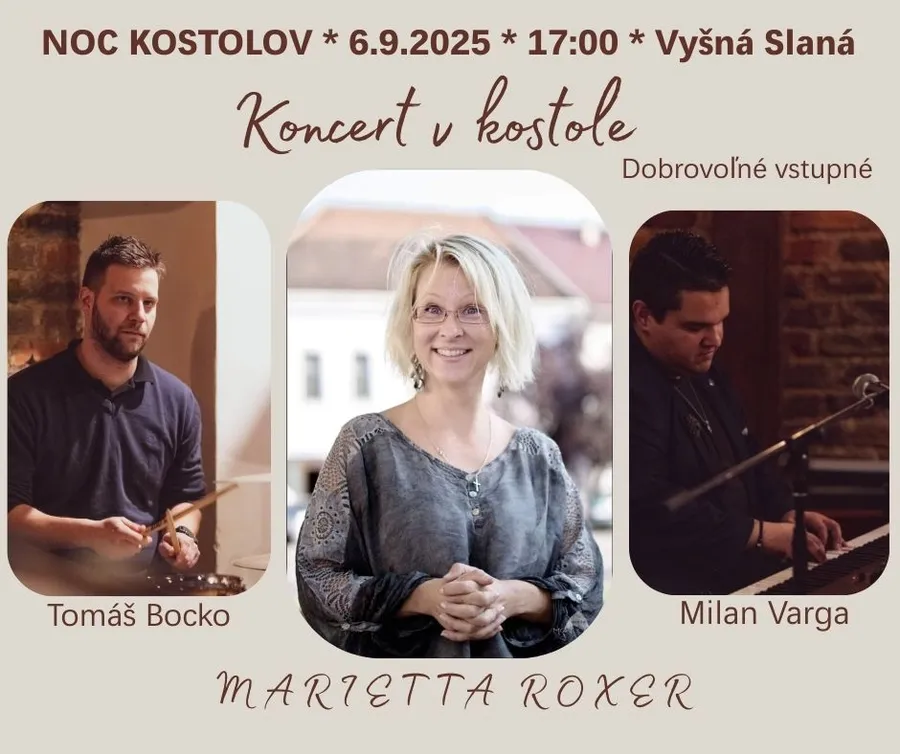 Koncert v kostole vo Vyšnej Slanej