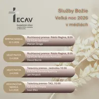 PRENOSY SLUŽIEB BOŽÍCH, VEĽKÁ NOC 2026
